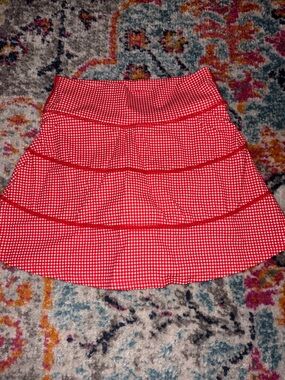 AS Revival red gingham skirt